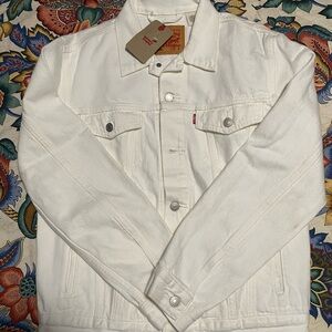 Levi's Men's Classic White Jacket Standard Fit Size Small